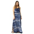 thumbnail image 1 of Riviera Sun Tie Dye Spaghetti Strap Maxi Dress (3X), 1 of 3