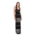 thumbnail image 1 of Riviera Sun Tie Dye Spaghetti Strap Maxi Dress (Black Tie Dye, Medium), 1 of 3