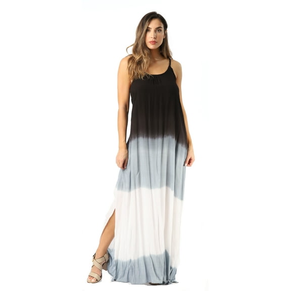 Riviera Sun Tie Dye Spaghetti Strap Maxi Dress