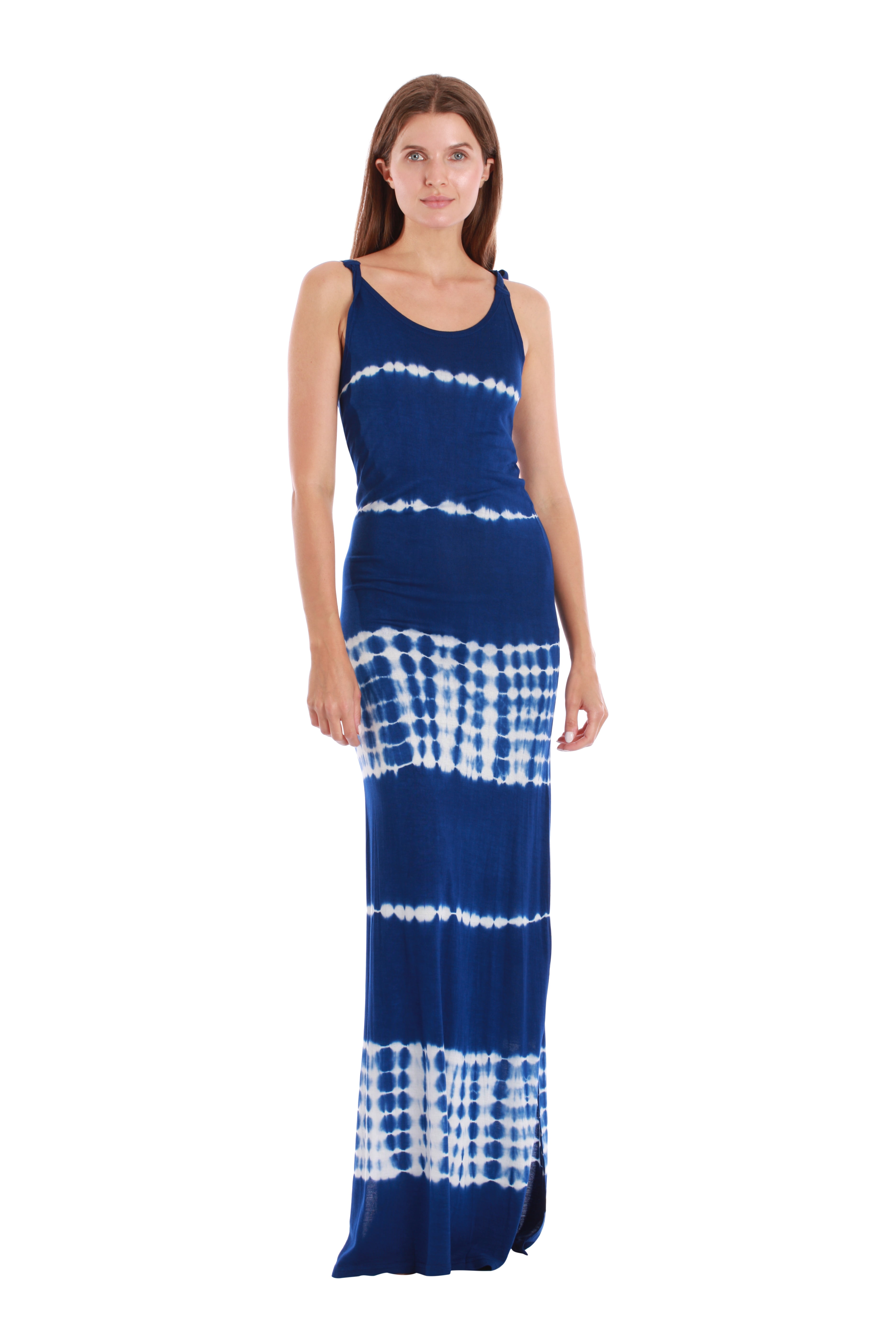 Riviera Sun Tie Dye Summer Dress – Lightweight Rayon Beach Cover Up, Loose Fit, Sizes S-3X - View #2