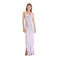 thumbnail image 1 of Riviera Sun Tie Dye Spaghetti Strap Maxi Dress (Grey Pink White Tie Dye, 1X), 1 of 3