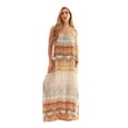 thumbnail image 1 of Riviera Sun Tie Dye Spaghetti Strap Maxi Dress (Multi Colored Dress, Medium), 1 of 3