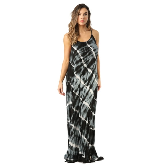 Riviera Sun Tie Dye Spaghetti Strap Maxi Dress