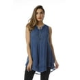 thumbnail image 1 of Riviera Sun Tops for Women (Medium Denim, Small), 1 of 3