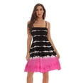 thumbnail image 1 of Riviera Sun Women's Strapless Tube Short Summer Dress - Casual and Comfortable Beach Dresses (Black Pink, Small), 1 of 4