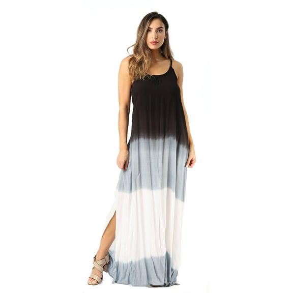Riviera Sun Women's Tie Dye Maxi Dress - Lightweight and Flowy with Beautiful Color Variations