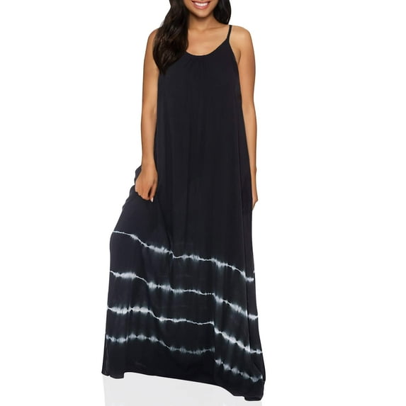 Riviera Sun Women's Tie Dye Spaghetti Strap Maxi Dress - Lightweight and Flowy Summer Dress