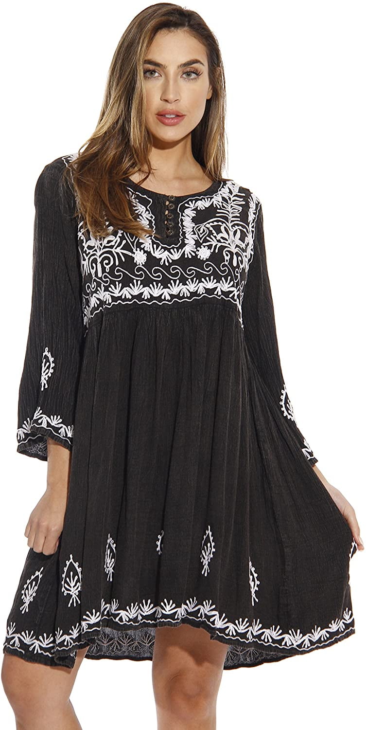 Riviera Sun Women's Tunic Dress - Bohemian Style Beachwear for