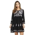 thumbnail image 1 of Riviera Sun Women's Tunic Dress - Bohemian Style Beachwear for Comfortable and Stylish Summer Days (Black, Small), 1 of 3