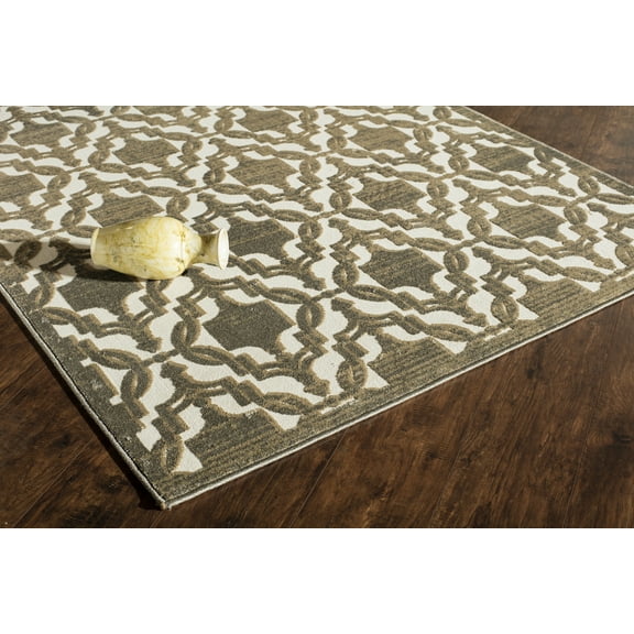 Riviera Tan 2'7" x 4'11" Area Rug