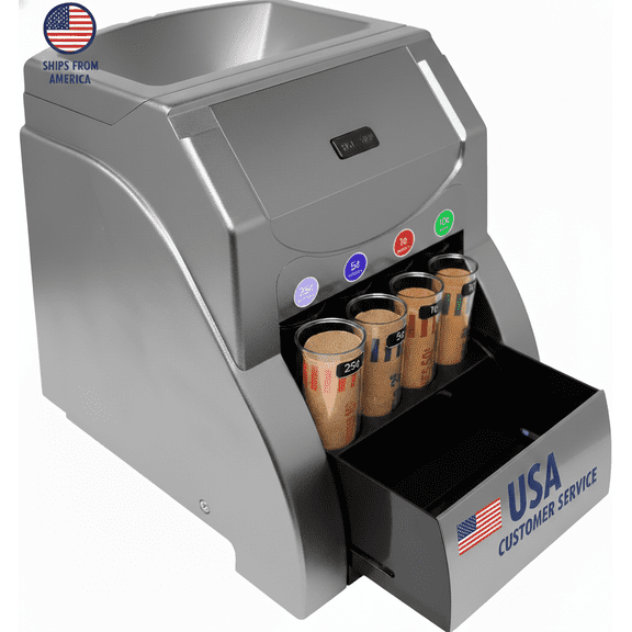 Riviere S36 High-Speed Automatic Coin Sorter and Value Organizer