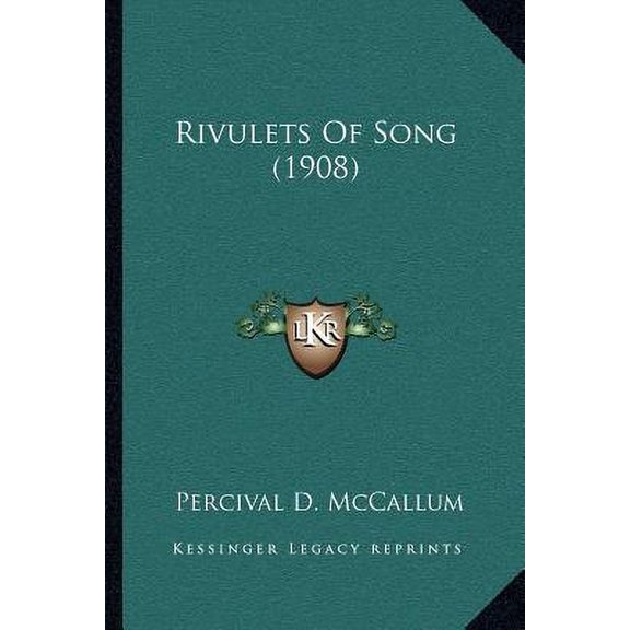 Rivulets of Song (1908) Paperback