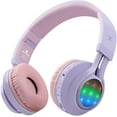 thumbnail image 1 of Riwbox WT-7S Bluetooth Headphones Light Up, Foldable Stero Wireless Headset with Microphone and Volume Control for PC/Cell Ph, 1 of 7
