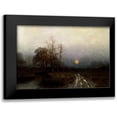 thumbnail image 1 of Rix, Julian Walbridge 14x11 Black Modern Framed Museum Art Print Titled - River Sunset, 1 of 5
