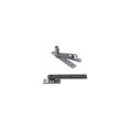 thumbnail image 1 of Rixson 1283426D 0.75 in. Floor Mount Center Hung Pivot Set with 320 Top Pivot, Satin Chrome, 1 of 1