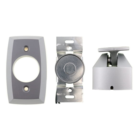 Rixson SDH-2A 500-614186 Line-Voltage Electromagnetic Door Holder, 120V, Aluminum Finish