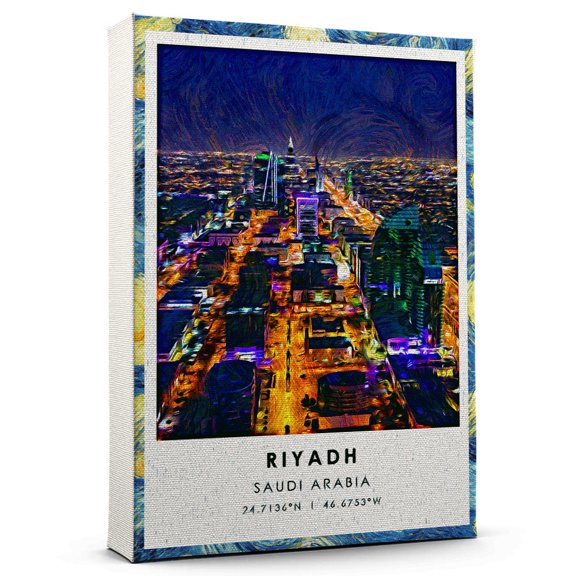 Riyadh Travel Canvas, Saudi Arabia Travel Art Canvas, Riyadh Travel City Travel art Canvas