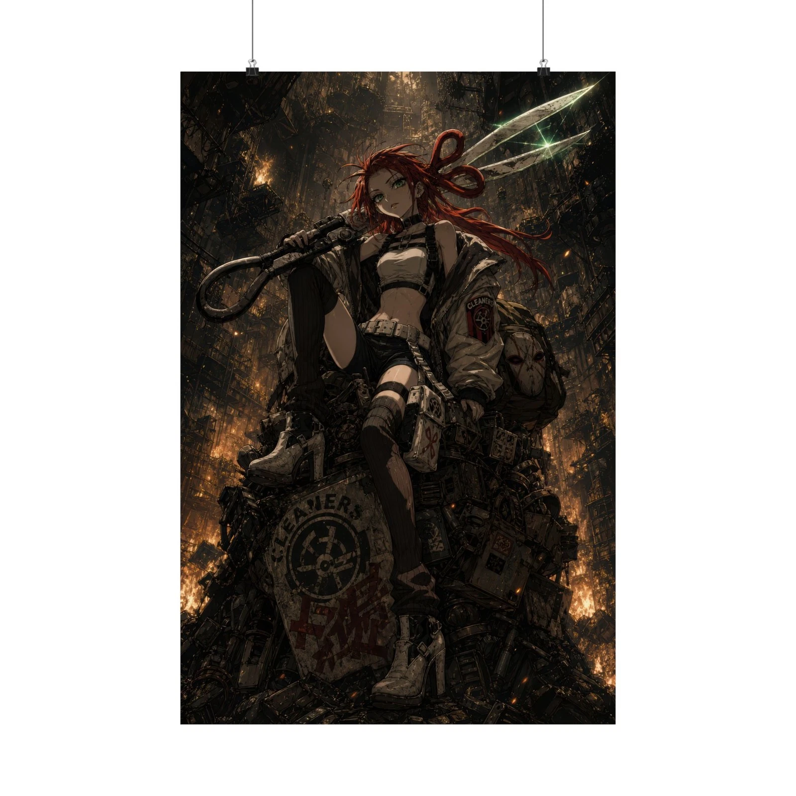 Riyo Gachiakuta Anime Poster Wall Art Print Cleaners Shears Throne ...