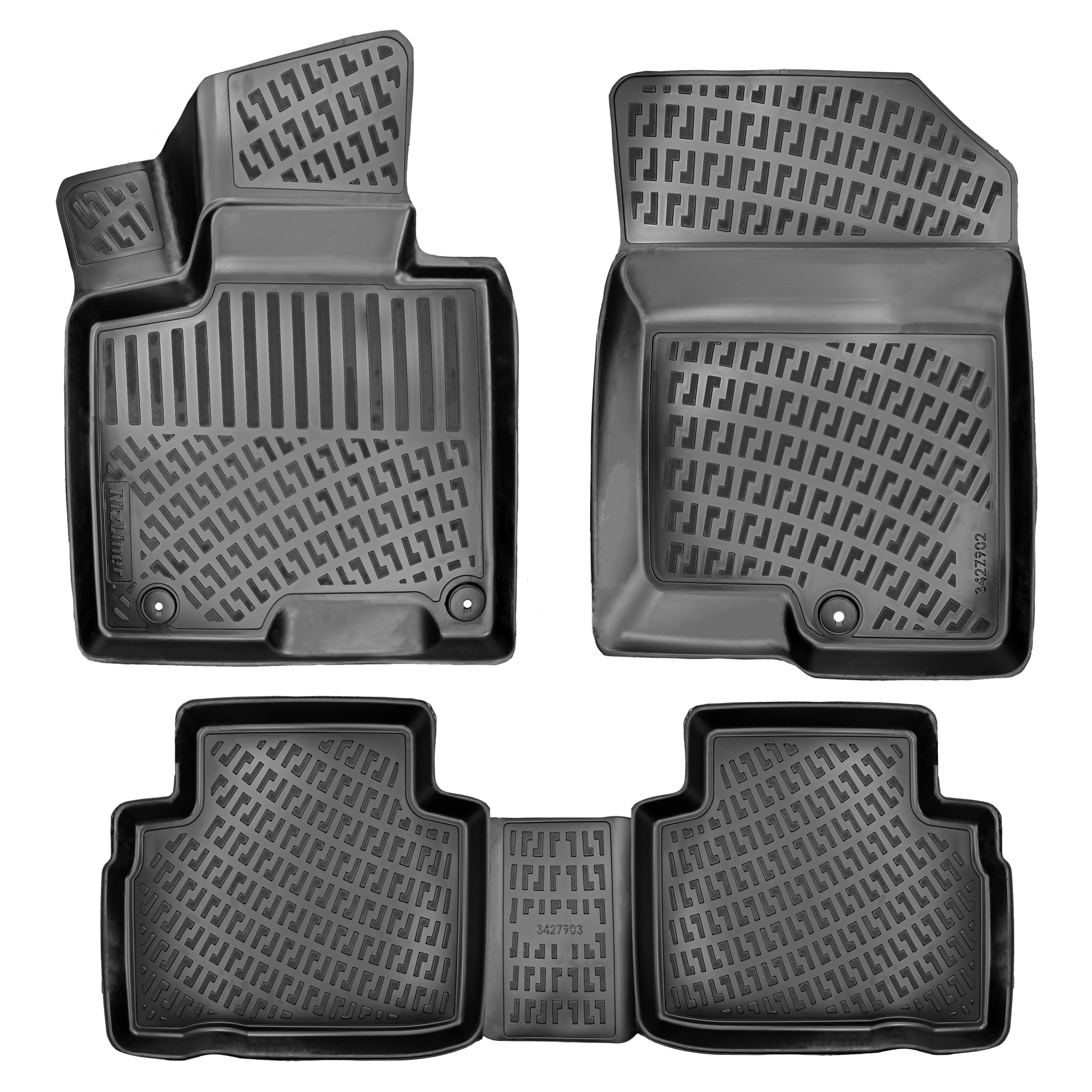 RizLiner Hyundai Tucson 2022-2025 (No Hybrid Models) Floor Mats 3D ...