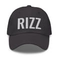 thumbnail image 1 of Rizz Dad Hat | Rizz Hat | Embroidered Rizz Dad Cap | Rizz Gift (Dark Grey), 1 of 6