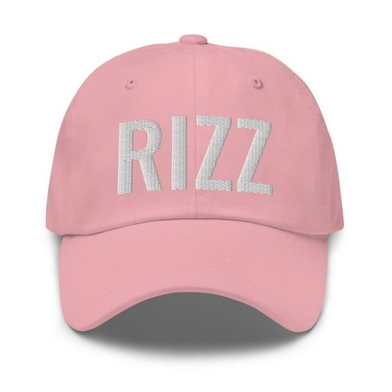 Rizz Dad Hat | Rizz Hat | Embroidered Rizz Dad Cap | Rizz Gift (Pink)
