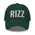 thumbnail image 1 of Rizz Dad Hat | Rizz Hat | Embroidered Rizz Dad Cap | Rizz Gift (Spruce), 1 of 6
