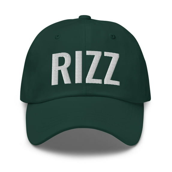 Rizz Dad Hat | Rizz Hat | Embroidered Rizz Dad Cap | Rizz Gift (Spruce)