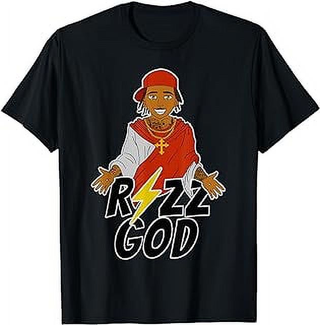 Rizz God Gang Emote Street Rap Drip Popular Streamer Slang TShirt