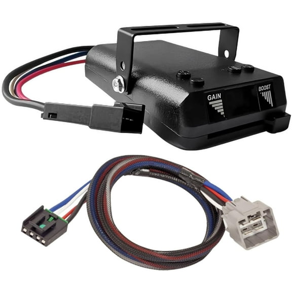 Rizz-Man Manufacturing 8507111 Timed Electric Brake Controller with Wiring Harness, Compatible with Dodge RAM 1500, 2500, 3500