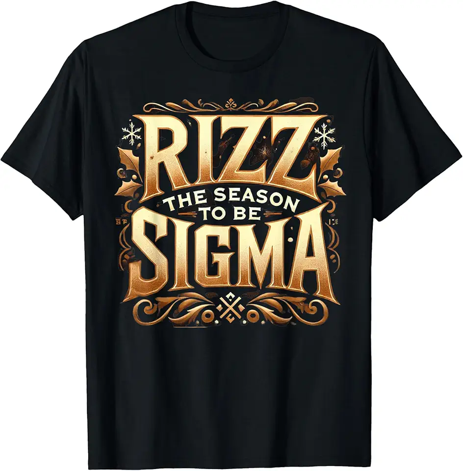 Rizz The Season Funny Gen Alpha Slang Christmas Teacher T Shirt