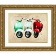 thumbnail image 1 of Rizzardi, Teo 32x25 Gold Ornate Wood Framed with Double Matting Museum Art Print Titled - Proudly Italian, 1 of 4