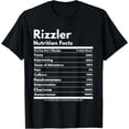 thumbnail image 1 of Rizzler Nutrition Facts W Rizz Sayin Rizz Funny Rizzler T-Shirt, 1 of 5