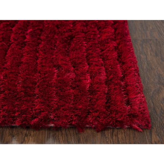 Eclipse Red 7'6"X9'6" Tufted Rug- EC1002