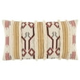 thumbnail image 1 of Rizzy Home Stripe 14" x 26" Down Filled Pillow with Cotton Cover-Natural/Multi, 1 of 5