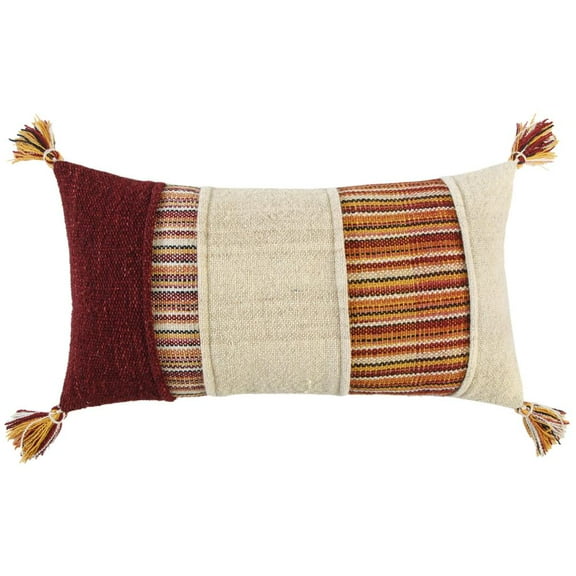 Rizzy Home 14" x 26" Wool Pillow Cover in Multi-Color
