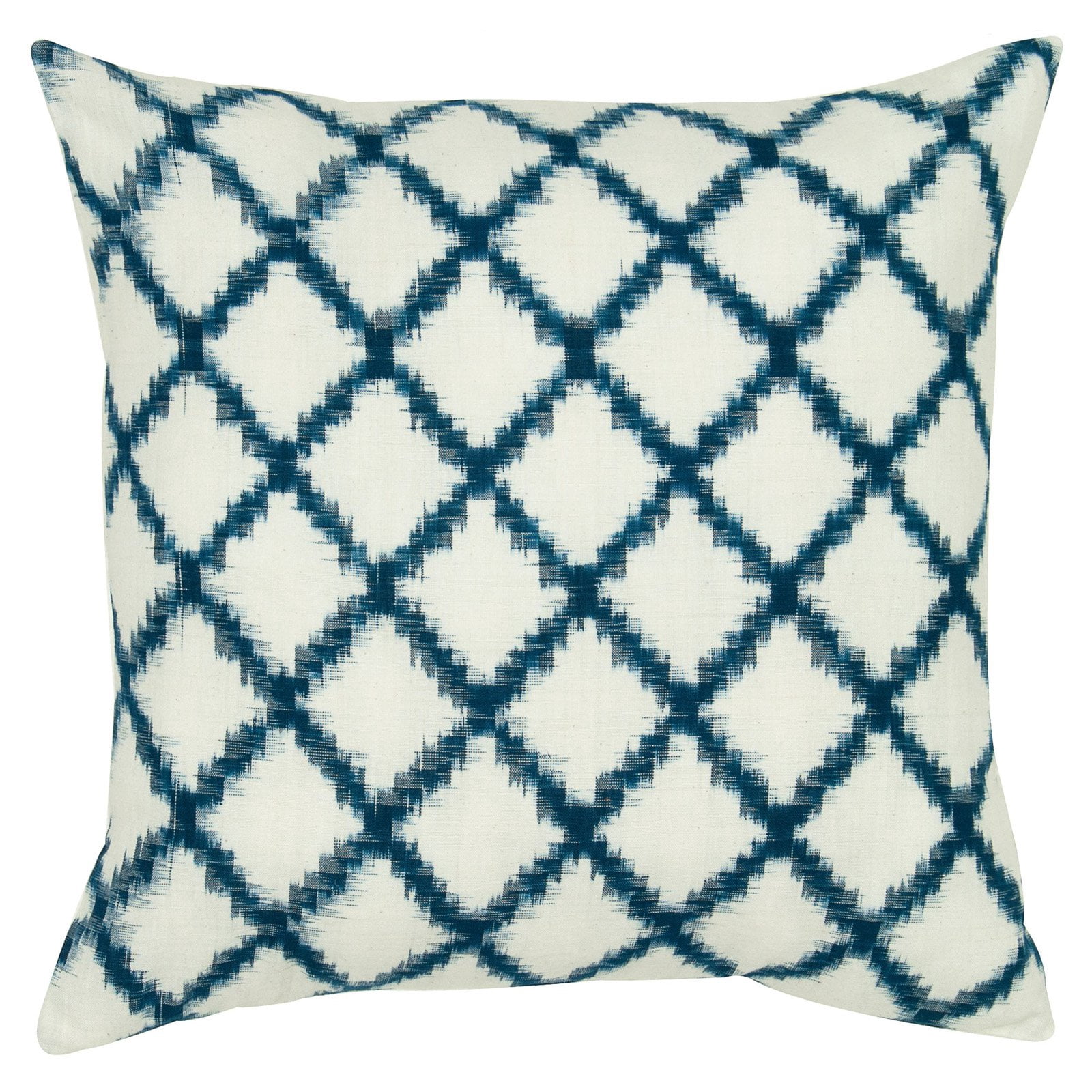 Rizzy Home 18 x 18 Cream Pattern Decorative Throw Pillow