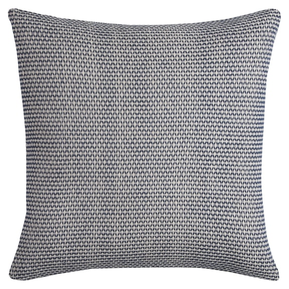 Rizzy Home Geometric 22" x 22" Poly Filled Pillow with Cotton Cover-Indigo