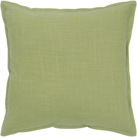 Rizzy Home 20" x 20" Down Filled Pillow with Cotton Cover-Lime Green