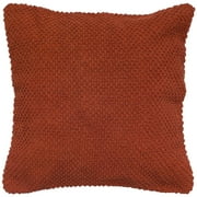 Rizzy Home 20" x 20" Poly Filled Pillow with Cotton Cover-Dark Orange