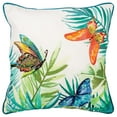 thumbnail image 1 of Rizzy Home 20" x 20" Poly Filled Pillow with Cotton Cover in Multi-Color, 1 of 5