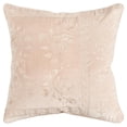 thumbnail image 1 of Rizzy Home 20" x 20" Poly Filled Pillow with Cotton Velvet Cover-Blush, 1 of 5