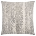 thumbnail image 1 of Rizzy Home Chevron 20" x 20" Poly Filled Pillow with Cotton Cover-Gray, 1 of 2