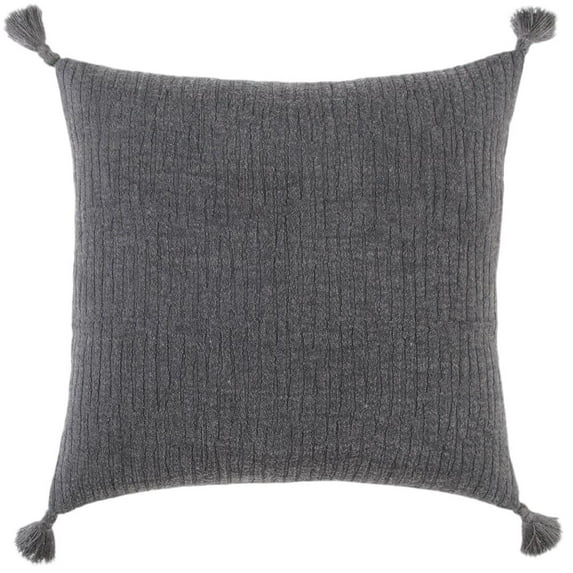 Rizzy Home Transitional Poly Filled Pillow With Black Finish PILT19126BK002020