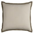 thumbnail image 1 of Rizzy Home 22" x 22" Cotton Pillow Cover in Natural, 1 of 5