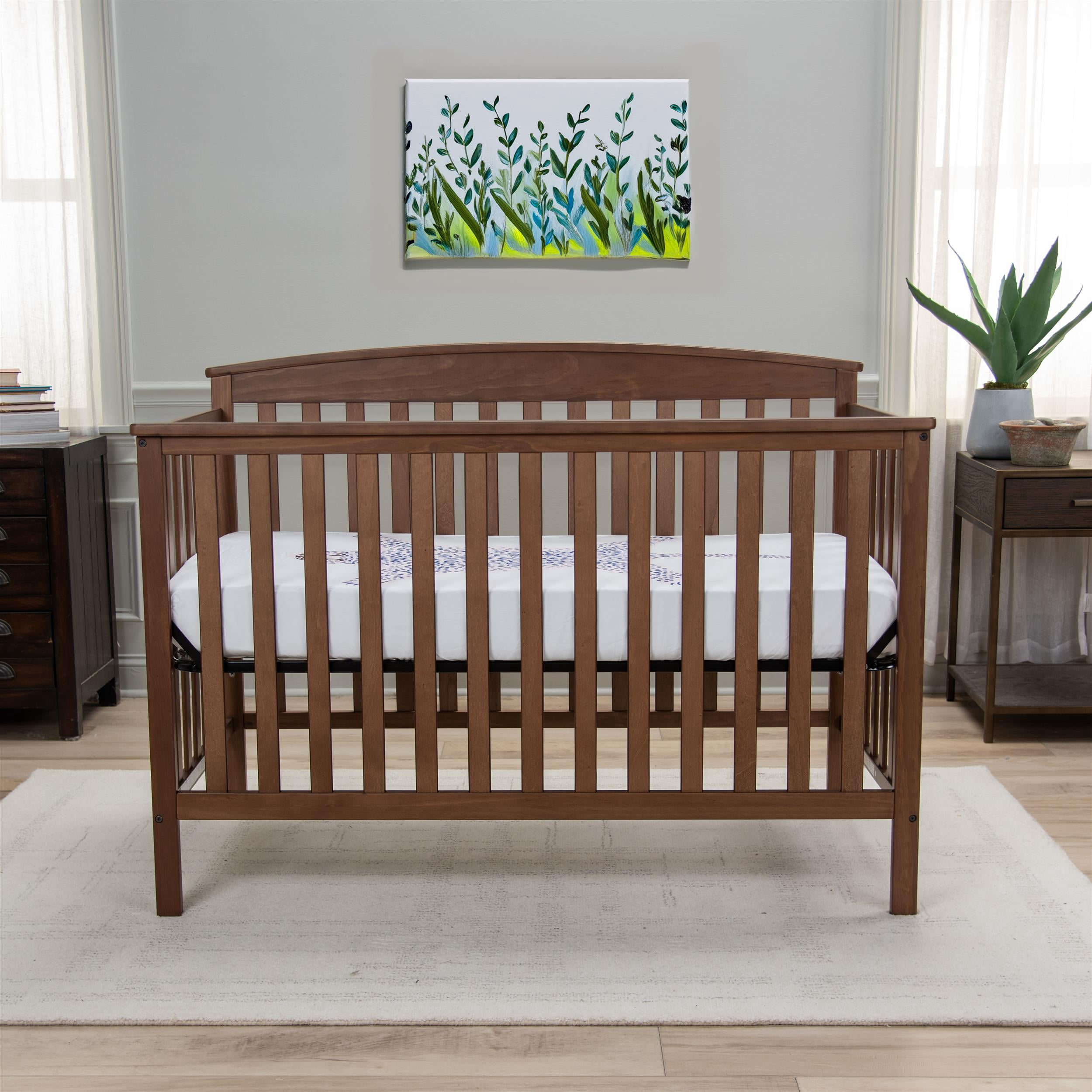 Rizzy Home 28" X 52" White/Blue Tiger Cotton Cribsheet