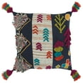 thumbnail image 1 of Rizzy Home Abstract 20" x 20" Poly Filled Pillow with Cotton Cover-Multi, 1 of 5