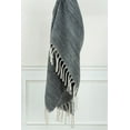 thumbnail image 1 of Rizzy Home Abstract 50"x60" Poly Pet Throw in Multi-Color in Blacks, 1 of 2