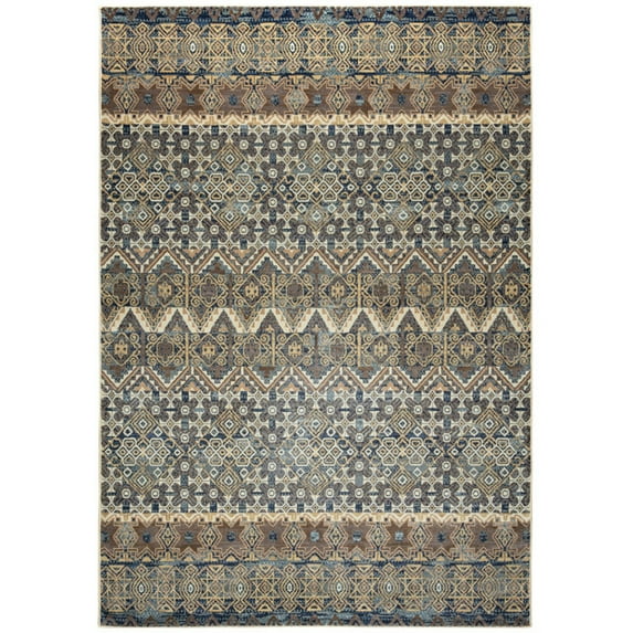Rizzy Home Bennington Polypropylene Rug In Grey Color 9' 10"x12' 6"