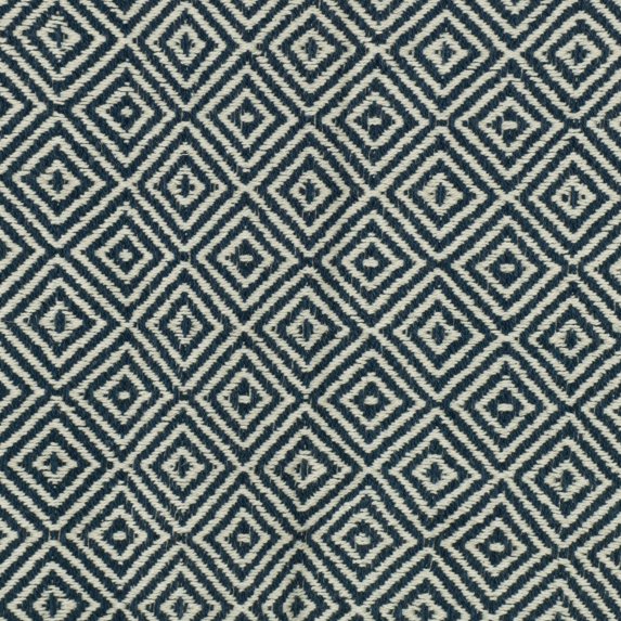 Rizzy Home Boho Geometric Throw Blanket Navy/ Natural
