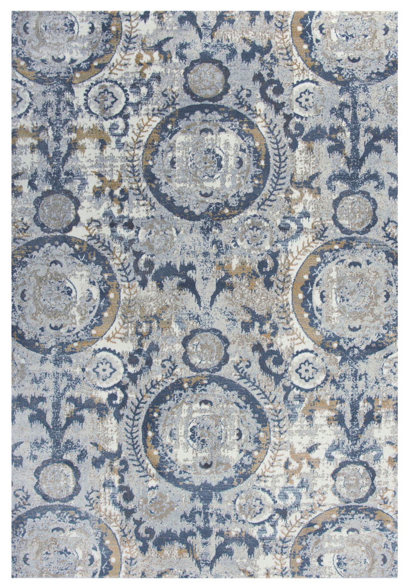 Rizzy Home Bristol Medallion Contemporary Area Rug, Gray - image 1 of 2